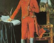让奥古斯特多米尼克安格尔 - Bonaparte as First Consul